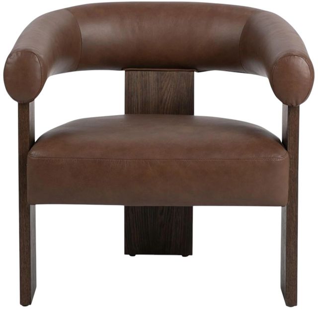Classic Home Julina Rich Cocoa Accent Chair-2