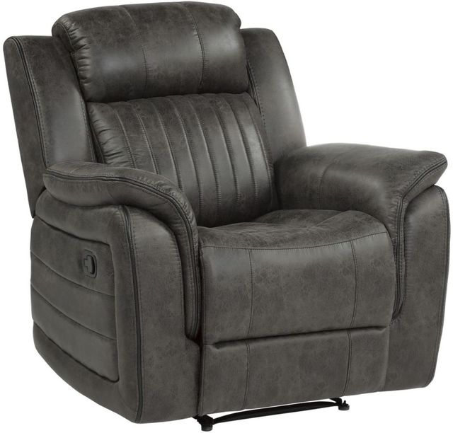 Homelegance® Centeroak Brownish Gray Manual Glider Recliner-0