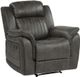 Homelegance® Centeroak Brownish Gray Manual Glider Recliner-0