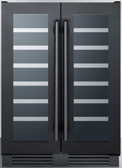 Summit® 15.2 Cu. Ft. Black Wine Cooler-0