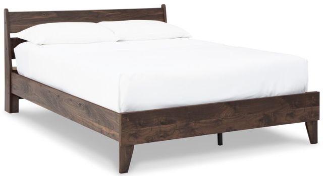 Signature Design by Ashley® Calverson 3-Piece Mocha Full Platform Bed Set-1