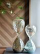 A & B Home Peleus Jade 30-Minute Silvered Hourglass-3