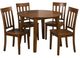 Jofran Inc.Simplicity 5-Piece Caramel Dining Set-0