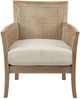 Olliix by Madison Park Cream/Reclaimed Natural Diedra Accent Chair-0