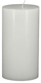 A & B Home 2-Piece White 8" Unscented Soy Wax Candle Set-1