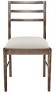 Bassett® Furniture Origins Phelps Fog Dining Chair with Bone Upholstered Seat-1