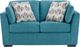 Signature Design by Ashley® Keerwick Teal Loveseat-1