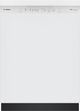 Bosch® 100 Series 24" White Front Control Built-In Dishwasher-0