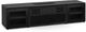Salamander Designs® Oslo 245 Black Glass UST Projector Integrated Cabinet-0