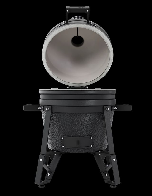 BSTRD® Compact Complete Graphite Freestanding Charcoal Kamado Grill-3