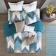 Olliix by INK+IVY Aqua Full/Queen Alpine Cotton Comforter Mini Set-3