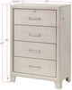 Crown Mark Charlie White Chest-2