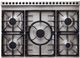 La Cornue CornuFe´ 90 36" Ivory Slide In Dual Fuel Range-4
