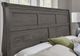Vaughan-Bassett Vista Gray Queen Sleigh Storage Bed -1