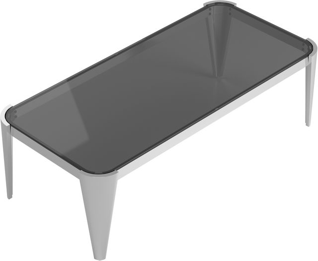 Coaster® Silver and Grey Coffee Table-3