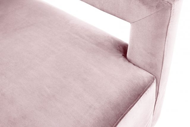 Meridian Furniture Armani Pink Velvet Chair-3