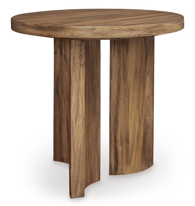 Austanny End Table - Warm Brown