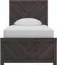 Signature Design by Ashley® Prendonea Charcoal Twin Panel Bed-1