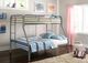 Nationwide Furniture Distributors Grey Twin/Full Metal Bunkbed-0