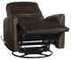 New Classic® Home Furnishings Takami Brown Manual Swivel Recliner-3