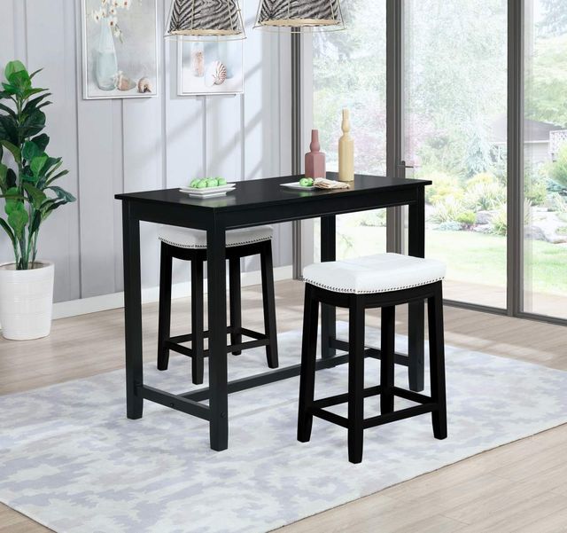 Linon Claridge Black Counter Pub Table-1