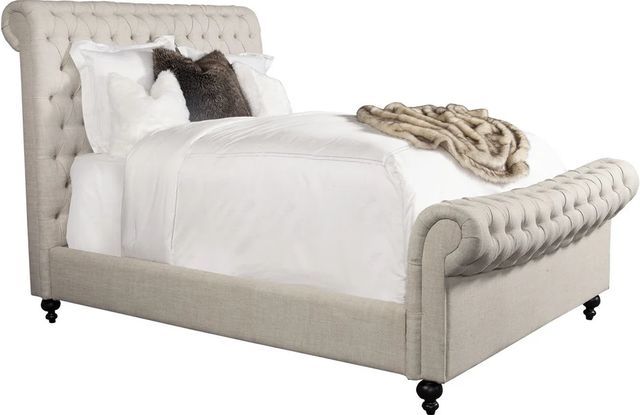 Parker House® Jackie Crepe Queen Upholstered Sleigh Bed-0