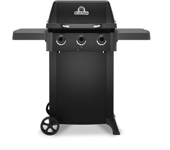 Broil King® Gem 310 Shadow 3-Burner Black Freestanding Liquid Propane Grill-0