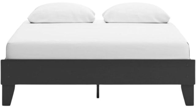 Signature Design by Ashley® Socalle Matte Black Queen Platform Bed-2