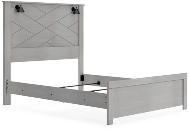 Signature Design by Ashley® Cottonburg Light Gray Queen Panel Bed-1