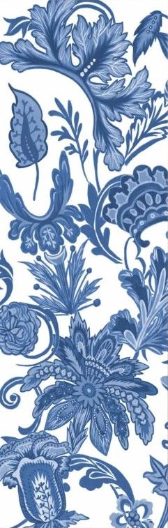 Classy Art Indigo Chintz V by Melissa Wang Wall Art-2