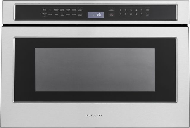 Monogram® 1.2 Cu. Ft. Stainless Steel Drawer Microwave-0