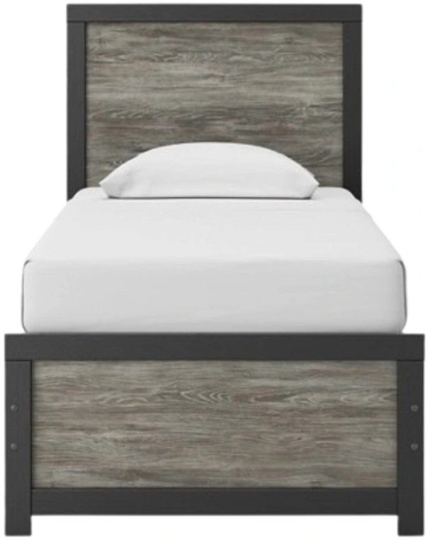 Signature Design by Ashley® Jonnifer Black/Gray Youth Twin Panel Bed-3