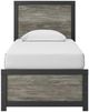 Signature Design by Ashley® Jonnifer Black/Gray Youth Twin Panel Bed-1