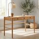 Crestview Collection Aldrich Tan Writing Desk-1
