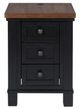 Signature Design by Ashley® Wildenauer Brown Side Table with Black Frame-1