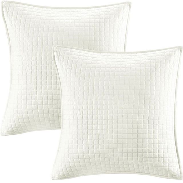 Olliix by Urban Habitat Ivory Twin/Twin XL Brooklyn Cotton Jacquard Comforter Set-3