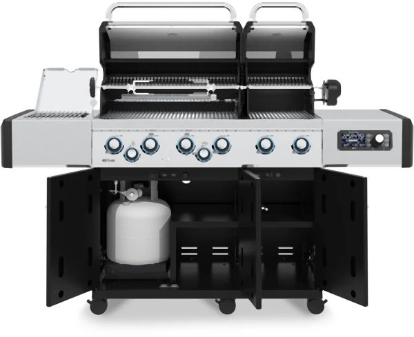 Broil King® Regal™ Q 690 Pro 6-Burner Black Freestanding Natural Gas Grill-1