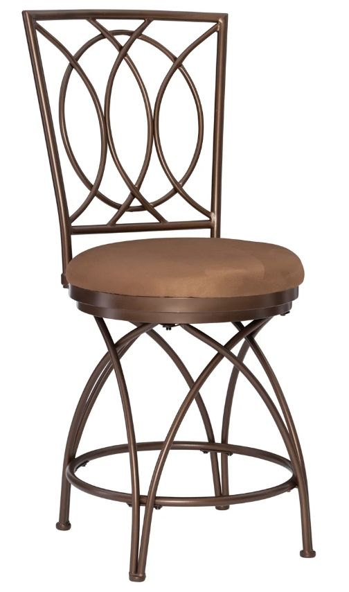Powell® Brasco Bronze/Tan Big and Tall Counter Stool-0