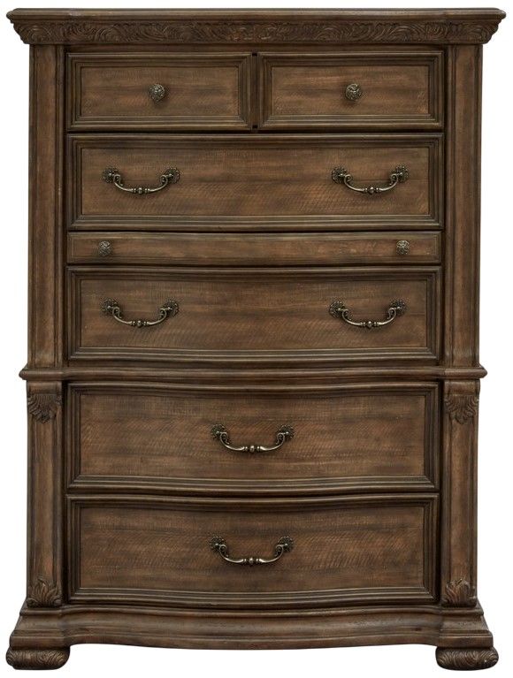 Magnussen Home® Durango Willadeene Brown 6-Drawer Chest-3