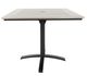 CabanaCoast® Customizable Jasper SOL Teak™ 36" Outdoor Square Dining Table-1