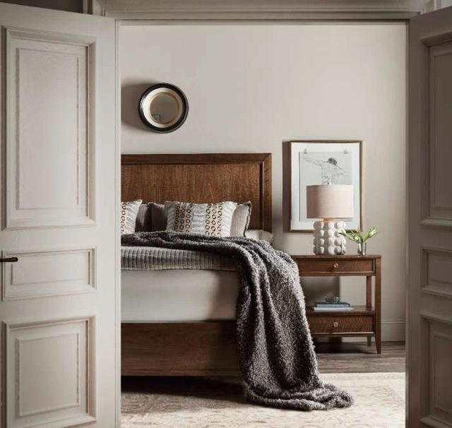 Hooker® Furniture Archives Classic Walnut King Panel Bed-1