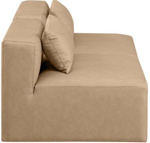 Meridian Furniture Cube 2-Piece Tan Leather Loveseat-3