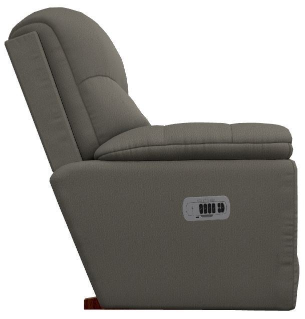 La-Z-Boy® Morrison Silver Power Rocking Recliner with Headrest and Lumbar-3