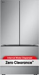 LG 36" 25.1 Cu. Ft. PrintProof™ Stainless Steel Counter Depth French Door Refrigerator-3