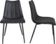 Moe's Home Collection Alibi 2-Piece Matte Black Dining Chair Set-3