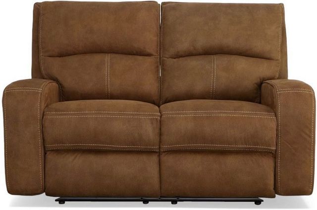 Flexsteel® Nirvana Saddle Power Reclining Loveseat with Power Headrests-1
