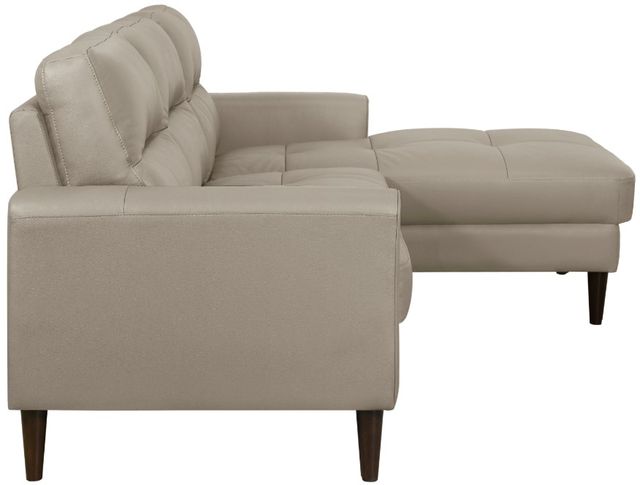 Homelegance® Lewes 2-Piece Latte Right-Arm Facing Sectional and Chaise-3