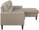 Homelegance® Lewes 2-Piece Latte Right-Arm Facing Sectional and Chaise-3