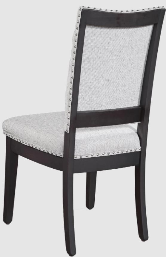 Urban Collections by Yutzy Woodworking Harper Dark Gray/White Lydia Side Dining Chair-1