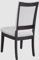 Urban Collections by Yutzy Woodworking Harper Dark Gray/White Lydia Side Dining Chair-1